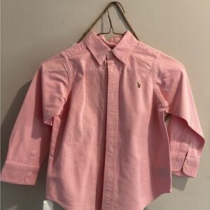 Ralph Lauren Kids Button-Down Shirt in Pink
